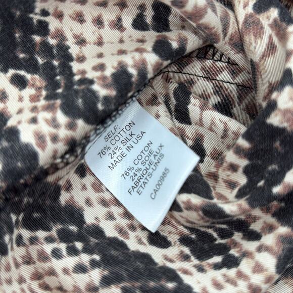 Nanette Lepore Women’s Black Brown Snakeskin Print Pencil Skirt Size 4 - Picture 9 of 9